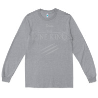 Heather Grey funny drugs the line king design Long Sleeve Tee - linhVisuals