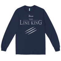 Navy funny drugs the line king design Long Sleeve Tee - linhVisuals