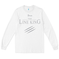 White funny drugs the line king design Long Sleeve Tee - linhVisuals
