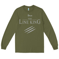 Army Green funny drugs the line king design Long Sleeve Tee - linhVisuals