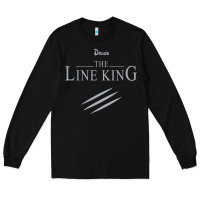 Black funny drugs the line king design Long Sleeve Tee - linhVisuals