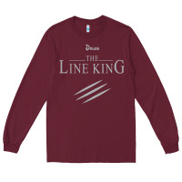 Burgundy funny drugs the line king design Long Sleeve Tee - linhVisuals