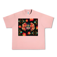 Salmon sugar skull tumbler Urban Heavy Tee - BundleAndBundleShop