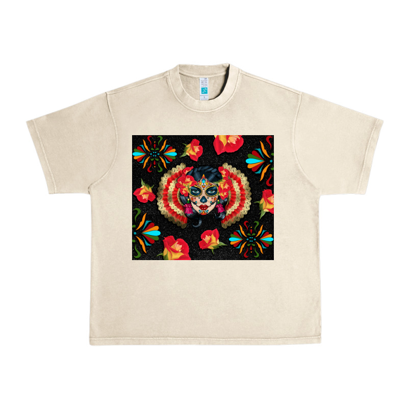 Sugar Skull Tumbler Urban Heavy Tee by BundleAndBundleShop | Teevron