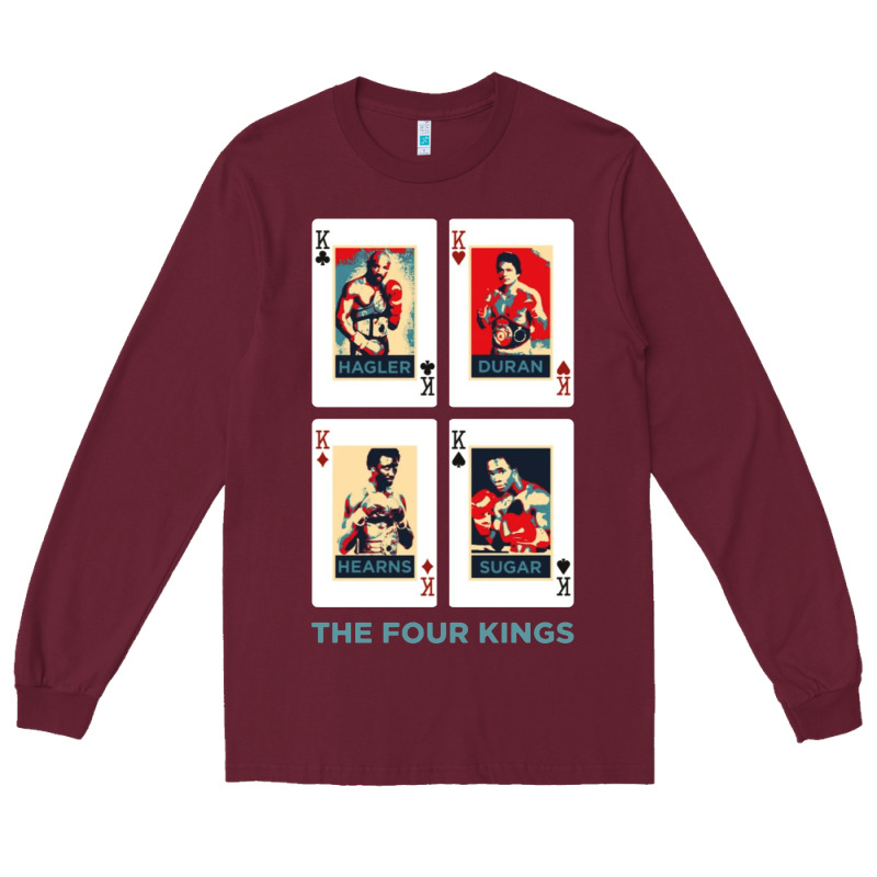 The Four Kings Of Boxing Long Sleeve Tee by linhVisuals | Teevron
