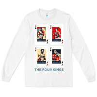 White the four kings of boxing Long Sleeve Tee - linhVisuals