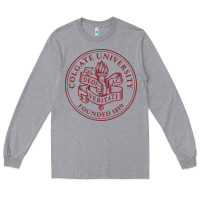 Heather Grey colgate university seal Long Sleeve Tee - linhVisuals