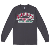 Smoke Saltgrass Steakhouse Long Sleeve Tee - linhVisuals