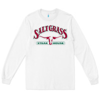 White Saltgrass Steakhouse Long Sleeve Tee - linhVisuals