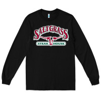 Black Saltgrass Steakhouse Long Sleeve Tee - linhVisuals