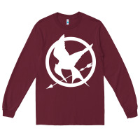 Burgundy The Hunger Games Trilogy Long Sleeve Tee - linhVisuals