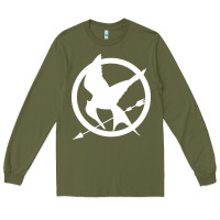Army Green The Hunger Games Trilogy Long Sleeve Tee - linhVisuals