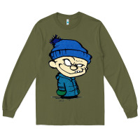 Army Green calvin Long Sleeve Tee - linhVisuals