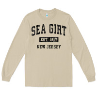 Mushroom womens sea girt new jersey nj vintage sports design black design v nec Long Sleeve Tee - linhVisuals