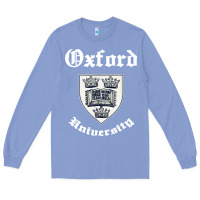 Colony Blue vintage oxford university 80s 90s Long Sleeve Tee - linhVisuals