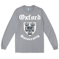 Heather Grey vintage oxford university 80s 90s Long Sleeve Tee - linhVisuals