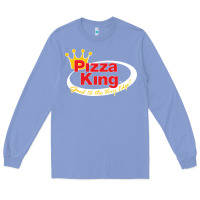 Colony Blue pizza king cowboy Long Sleeve Tee - linhVisuals