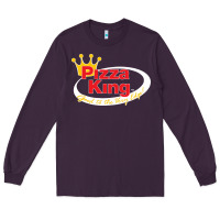 Plum pizza king cowboy Long Sleeve Tee - linhVisuals