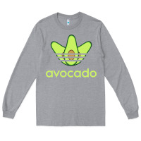 Heather Grey newavocado originals three stripes Long Sleeve Tee - linhVisuals