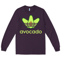Plum newavocado originals three stripes Long Sleeve Tee - linhVisuals