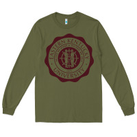 Army Green eastern kentucky university seal Long Sleeve Tee - linhVisuals
