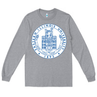 Heather Grey eastern illinois university seal Long Sleeve Tee - linhVisuals
