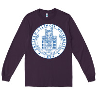 Plum eastern illinois university seal Long Sleeve Tee - linhVisuals