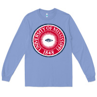 Colony Blue university of mississippi seal Long Sleeve Tee - linhVisuals