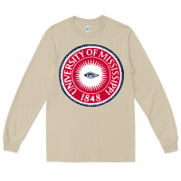 Mushroom university of mississippi seal Long Sleeve Tee - linhVisuals