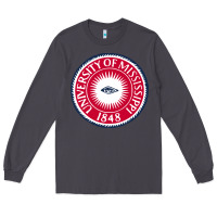 Smoke university of mississippi seal Long Sleeve Tee - linhVisuals