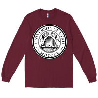 Burgundy university of utah seal Long Sleeve Tee - linhVisuals
