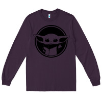 Plum newbaby yoda 01 Long Sleeve Tee - linhVisuals