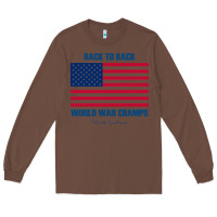 Chestnut newback to back world war champs back Long Sleeve Tee - linhVisuals