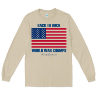Mushroom newback to back world war champs back Long Sleeve Tee - linhVisuals