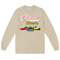 Mushroom vintage classic oldies cars Long Sleeve Tee - linhVisuals