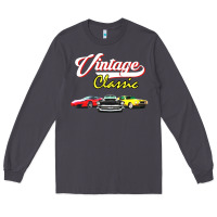 Vintage Classic Oldies Cars Long Sleeve Tee | Teevron