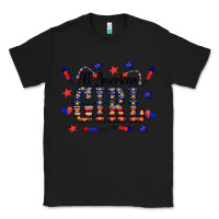 Black All American Girl Classic Tee - CowCowDesign