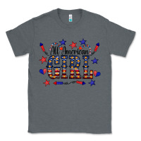 Charcoal Heather All American Girl Classic Tee - CowCowDesign