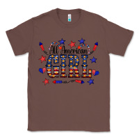 Chestnut All American Girl Classic Tee - CowCowDesign