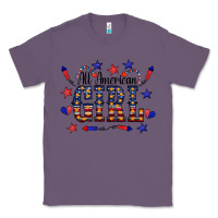 Lavender All American Girl Classic Tee - CowCowDesign