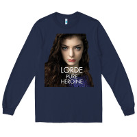 Navy Lorde Long Sleeve Tee - linhVisuals