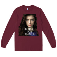 Burgundy Lorde Long Sleeve Tee - linhVisuals