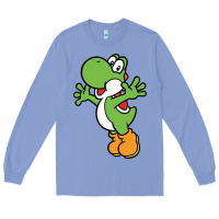 Colony Blue yoshi Long Sleeve Tee - linhVisuals