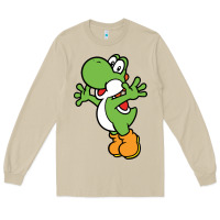 Mushroom yoshi Long Sleeve Tee - linhVisuals