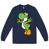 Navy yoshi Long Sleeve Tee - linhVisuals
