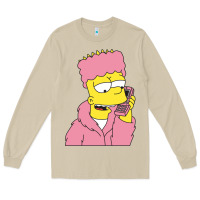 Mushroom newbart simpson camron Long Sleeve Tee - linhVisuals