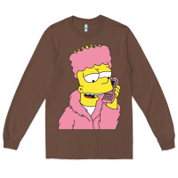 Chestnut newbart simpson camron Long Sleeve Tee - linhVisuals
