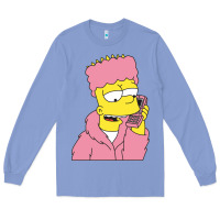 Colony Blue newbart simpson camron Long Sleeve Tee - linhVisuals