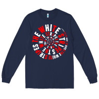Navy White Stripes Long Sleeve Tee - linhVisuals