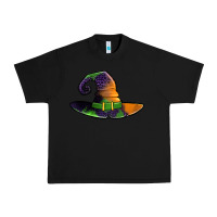 Black Purple leopard witch hat Urban Heavy Tee - Jasminsmagicworld